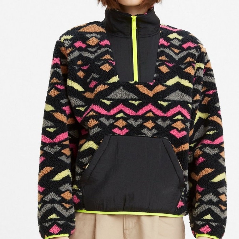 Levi's Black And Pink Patterned Jacket - image 2